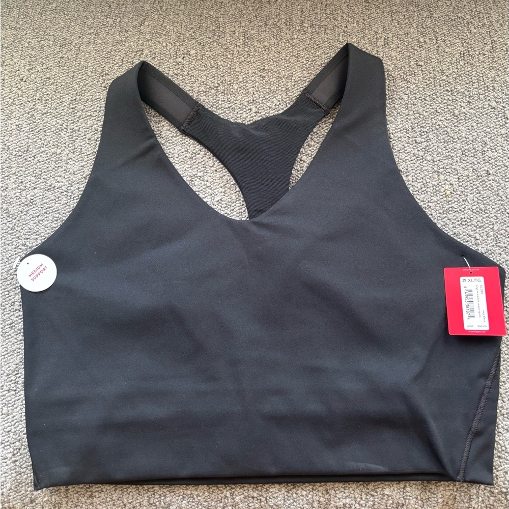 Women’s Black Racerback Sports Bra - Brand Unspecified